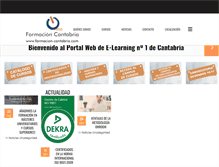 Tablet Screenshot of formacion-cantabria.com